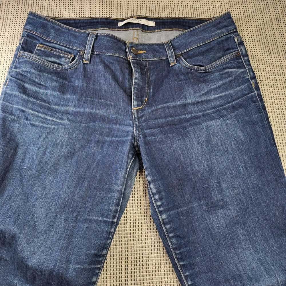 Joe's Jeans Skinny Women 31 Blue Honey Skinny Leg Dark Wash Stretch Whiskered